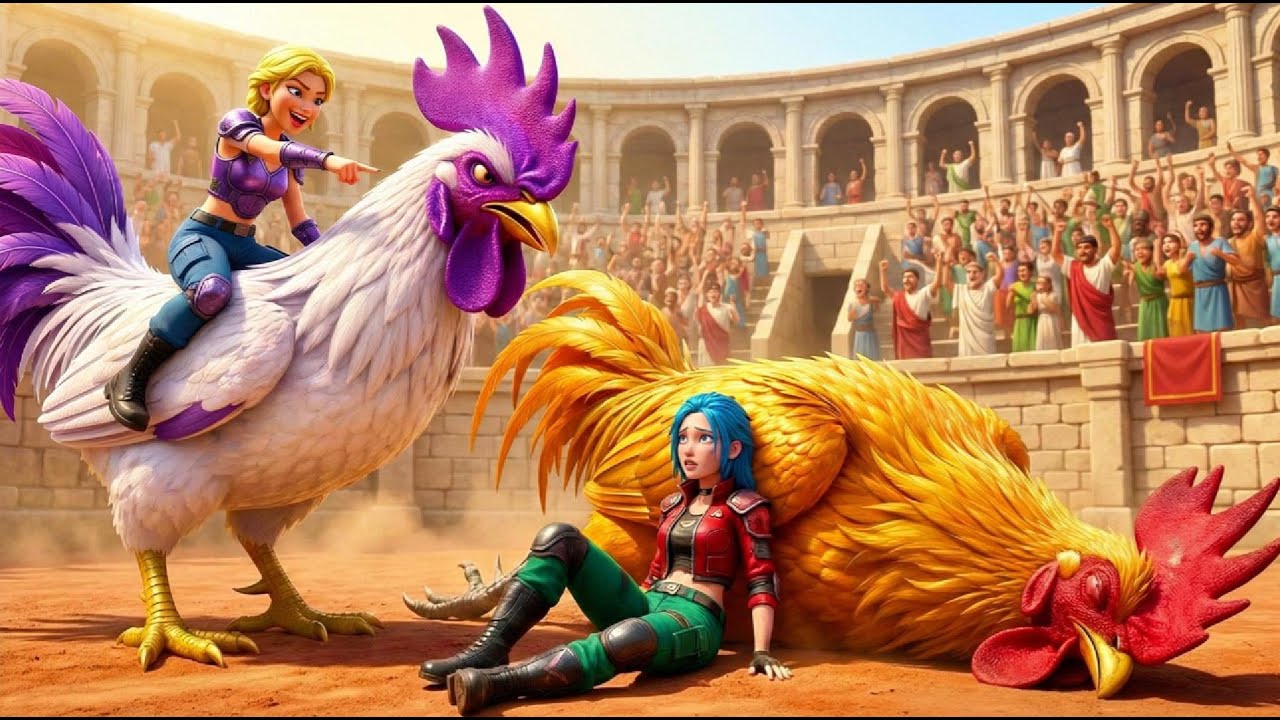RUMI Takes the Battle Rooster Racing Crown & Jinu Regrets It - KPOP Demon Hunters