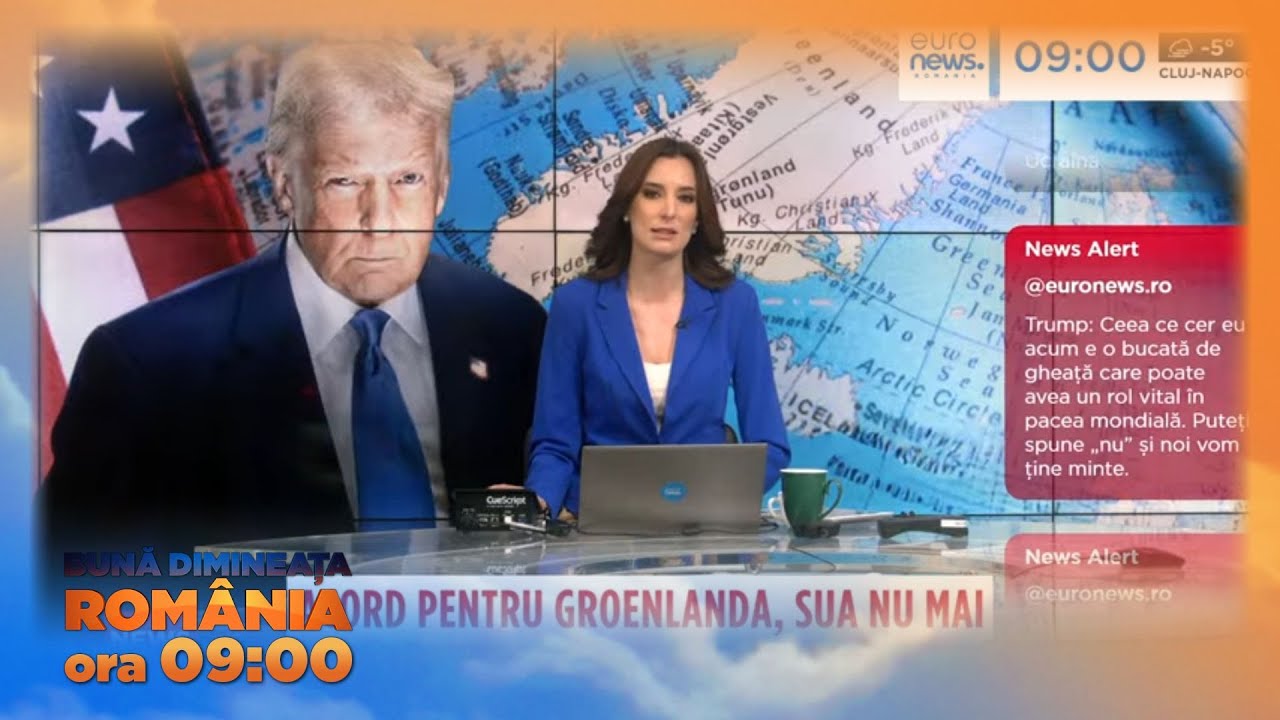 Știrile Euronews România - de la ora 09:00 - 22 ianuarie 2026