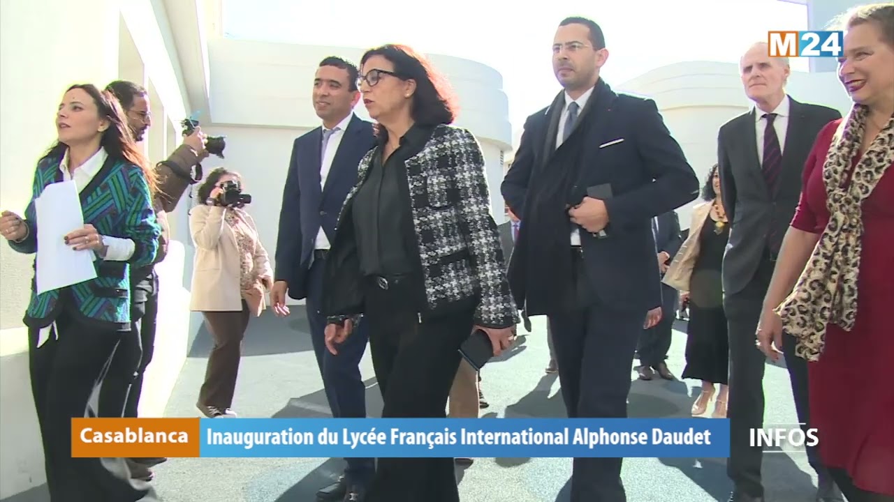 Inauguration à Casablanca du Lycée Français International Alphonse Daudet