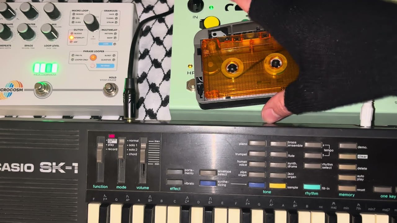 Casio SK-1 [] Hologram Labs MicroCOSMOS [] 1-take Odyssey