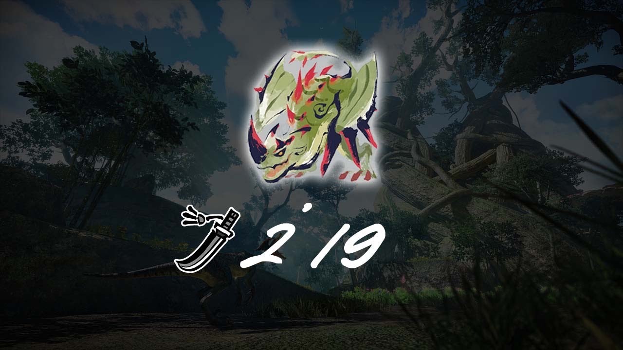 【MHRS/switch】エスピナス 太刀 2'19  Espinas Longsword solo