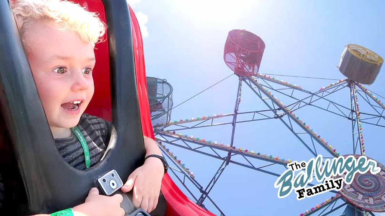 His First Upside Down Ride!