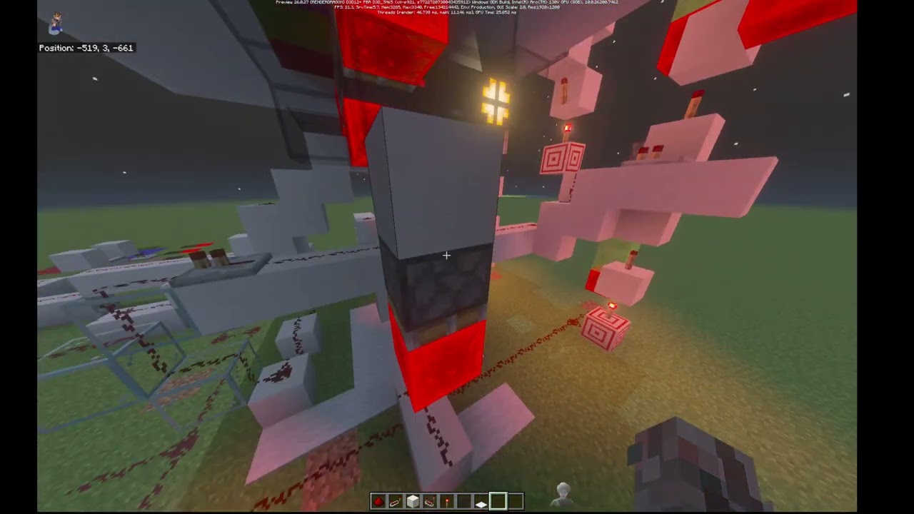RGB display in vanilla Minecraft- PART 3- SPAGETTI REDSTONE