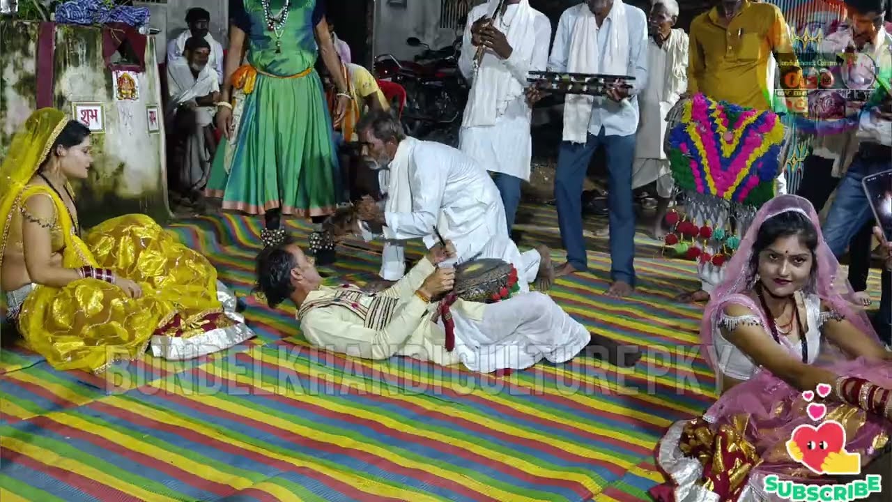 Bundeli Desi Rai कड़ौरी दादा // ग़ज़ब कर दए काय राधा तुमने/बुंदेलखंडी प्रसिद्ध राई स्वांग