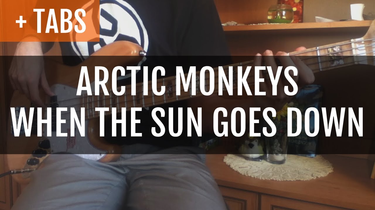 Arctic Monkeys - When the Sun Goes Down (Bass Cover with TABS!)