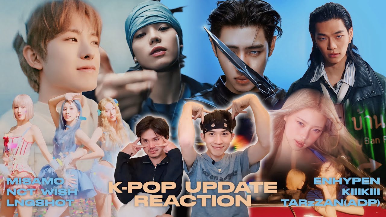 Reaction Thai | EN- Knife, ADP , LNGSHOT Moonwalkin, NCTWISH Hello Mellow, KiiiKiii Delulu, MISAMO