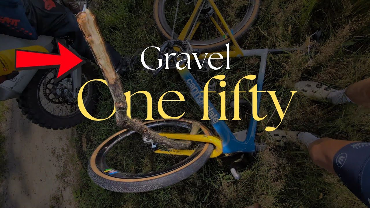 Tak in het wiel, lege batterij én platte band… pechdag compleet 🚴💥🚗 | Gravel One Fifty