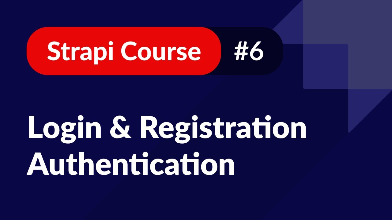 JWT Authentication with Login and Registration Views 🚀 Strapi Course #6