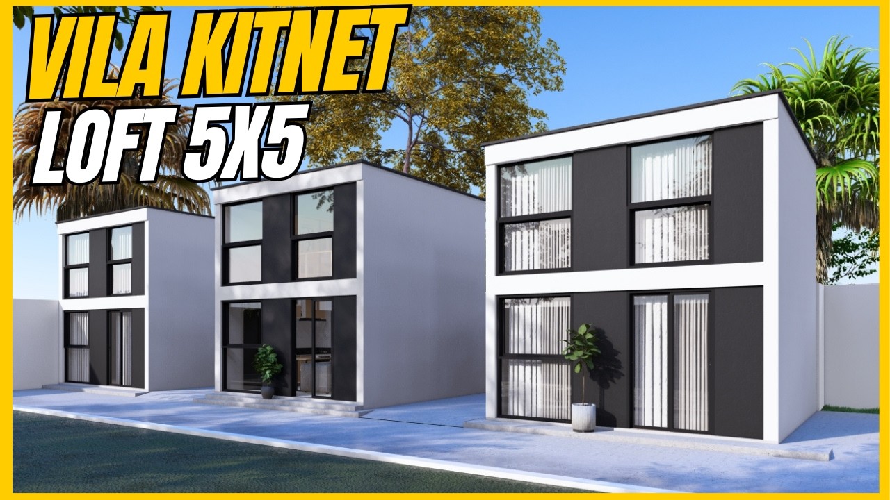 KITNET 5X5 TIPO LOFT ACONCHEGANTE |  kitnet Loft 5X5