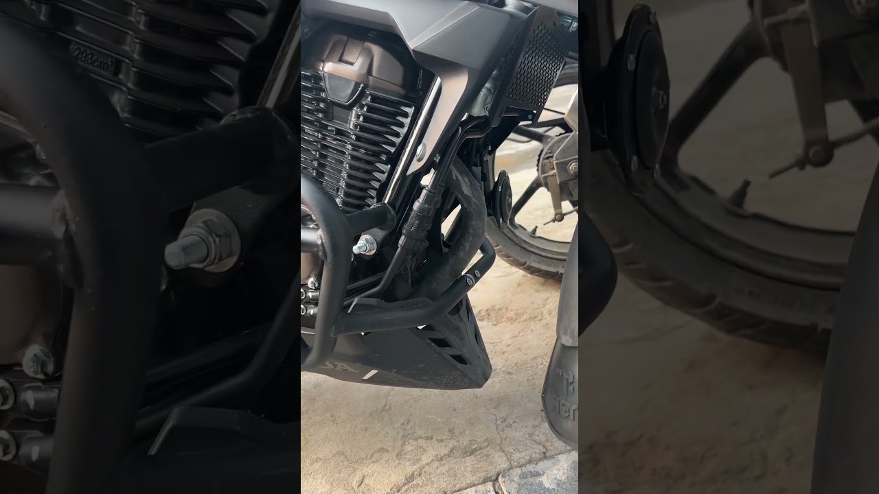 zana crash guard & oil cooler guard for cb300f #cb300f #shorts #youtube #subscribe