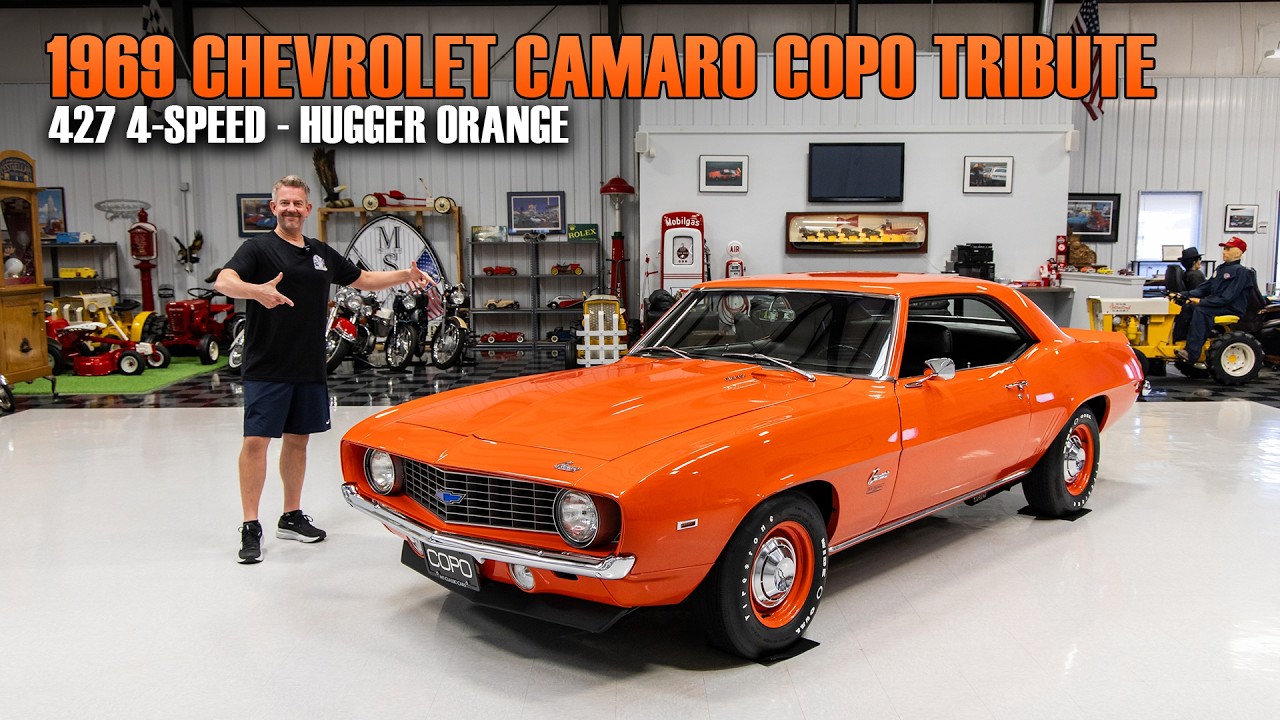 1969 Chevrolet Camaro COPO Tribute | 427 V8 | 4-biegowa skrzynia | Hugger Orange | Prezentacja sa...