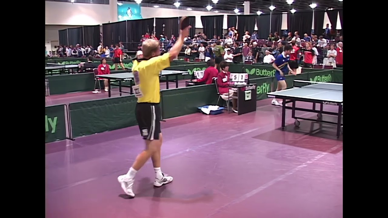 Fredrik Häkansson (SWE) v. Ryu Seung Min (KOR) at the 2002 US Open