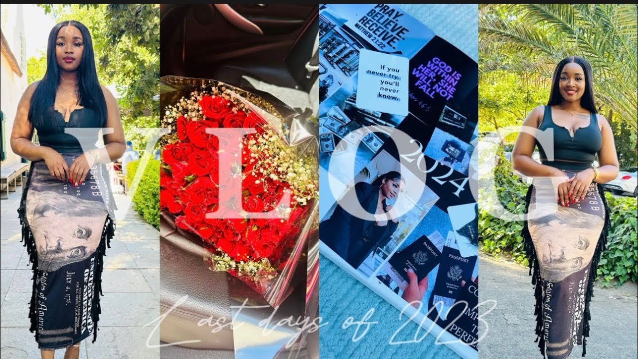 #vlog/ LAST DAYS OF 2023/ I DID MY VISION BOARD FOR 2024 🙏/ LIVING INTENTIONAL
