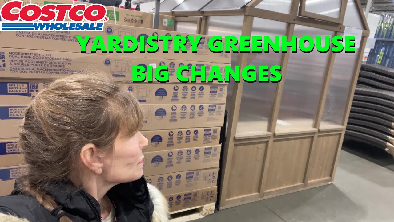 Обзор нового проекта теплицы Yardistry Costco