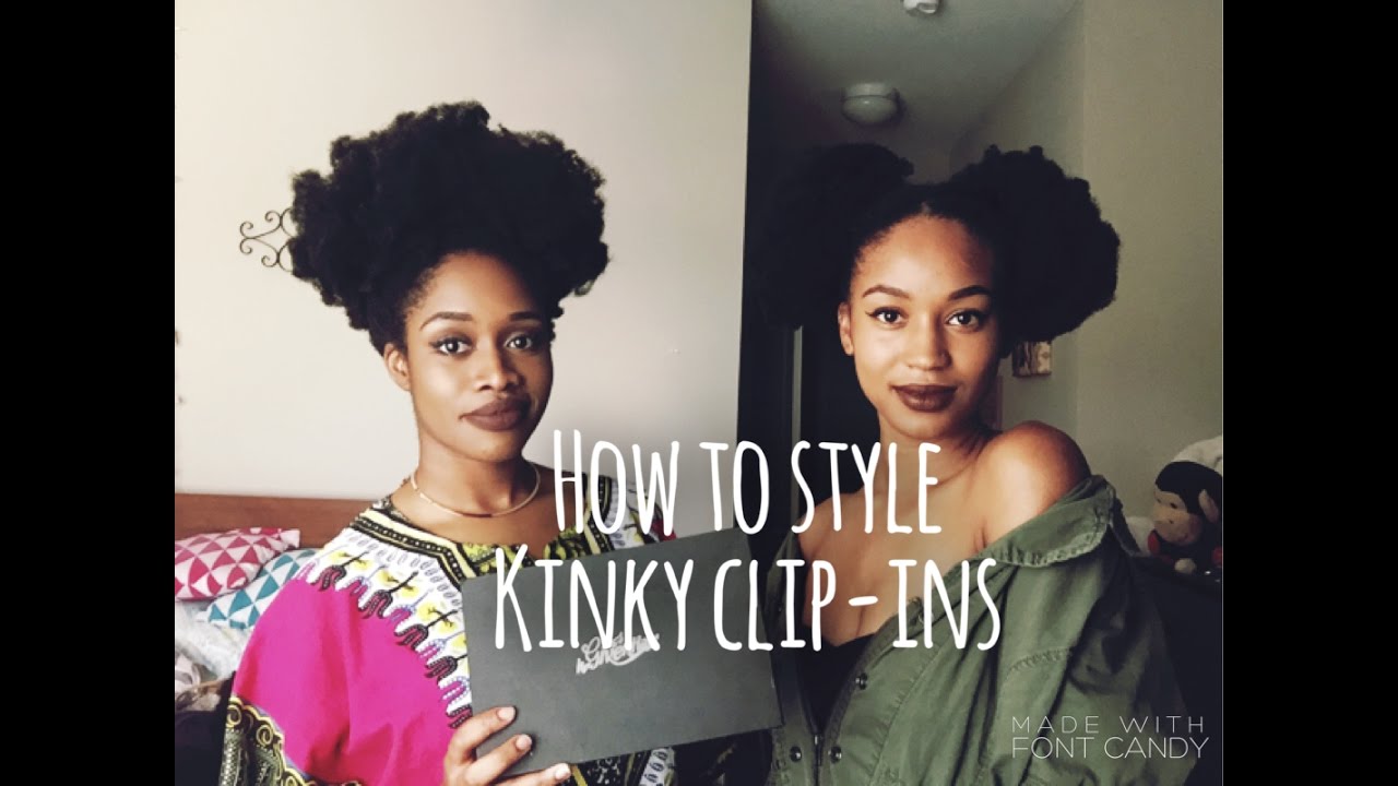 How to Style HerGivenHair Kinky Clip ins