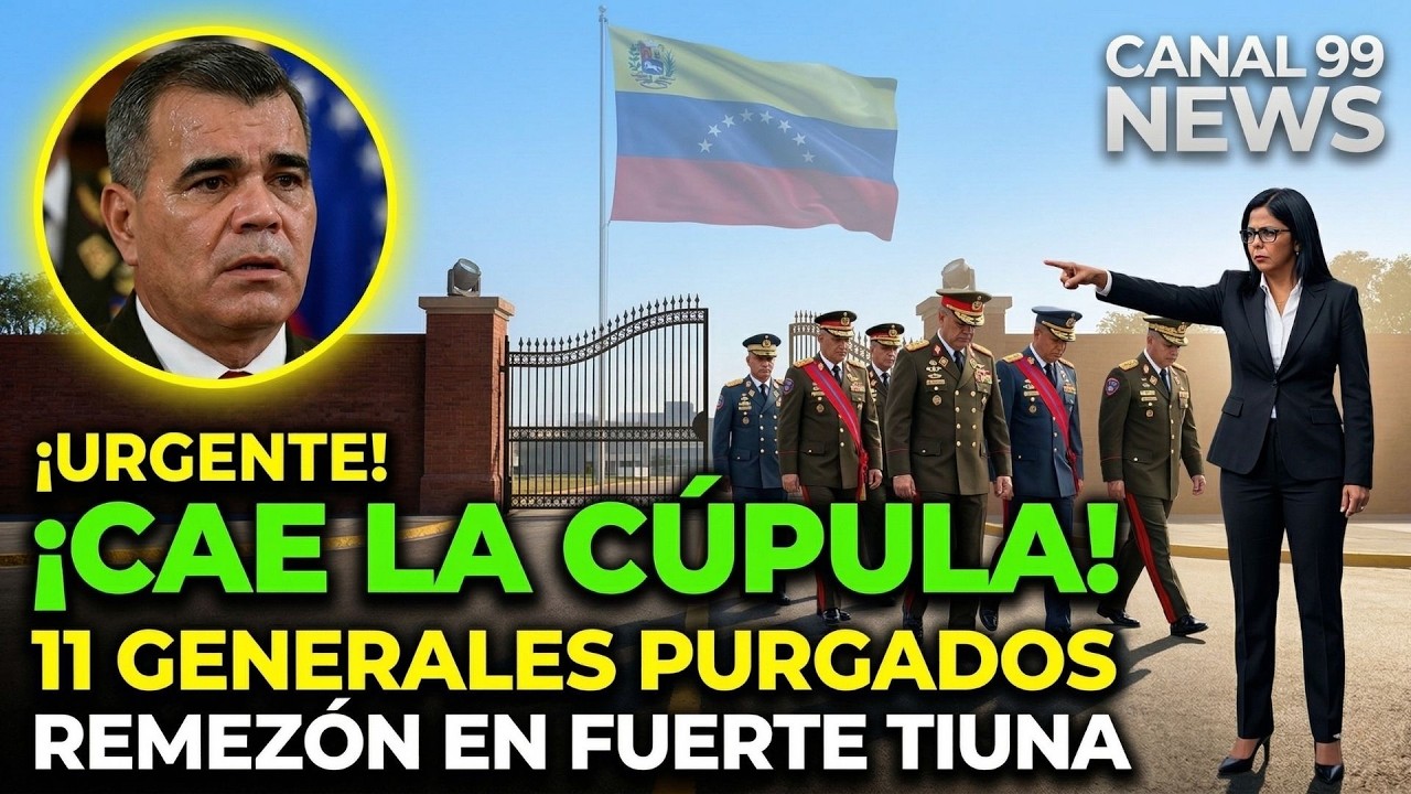 🔴 PURGA MILITAR en Venezuela | 11 Generales Removidos ¿Qué está pasando?