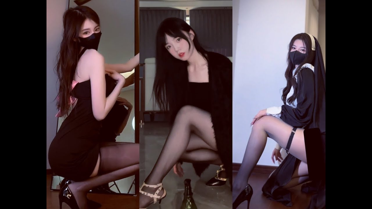 【抖音】|Tiktok DouYin 蹲下变装！ 长腿姐姐蹲下找找你在哪 | 30 beauties to squat down and see where you are