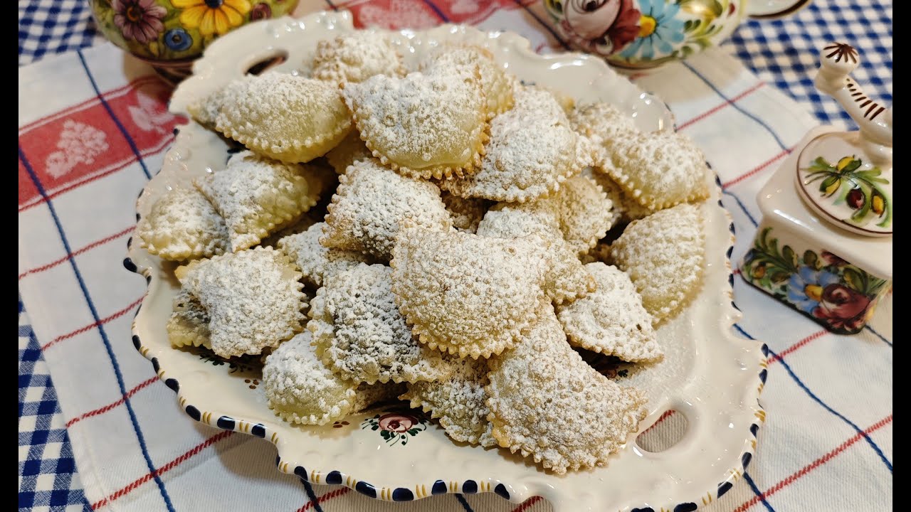 CALCIONETTI ABRUZZESI CON MARMELLATA DI UVA🍇💜