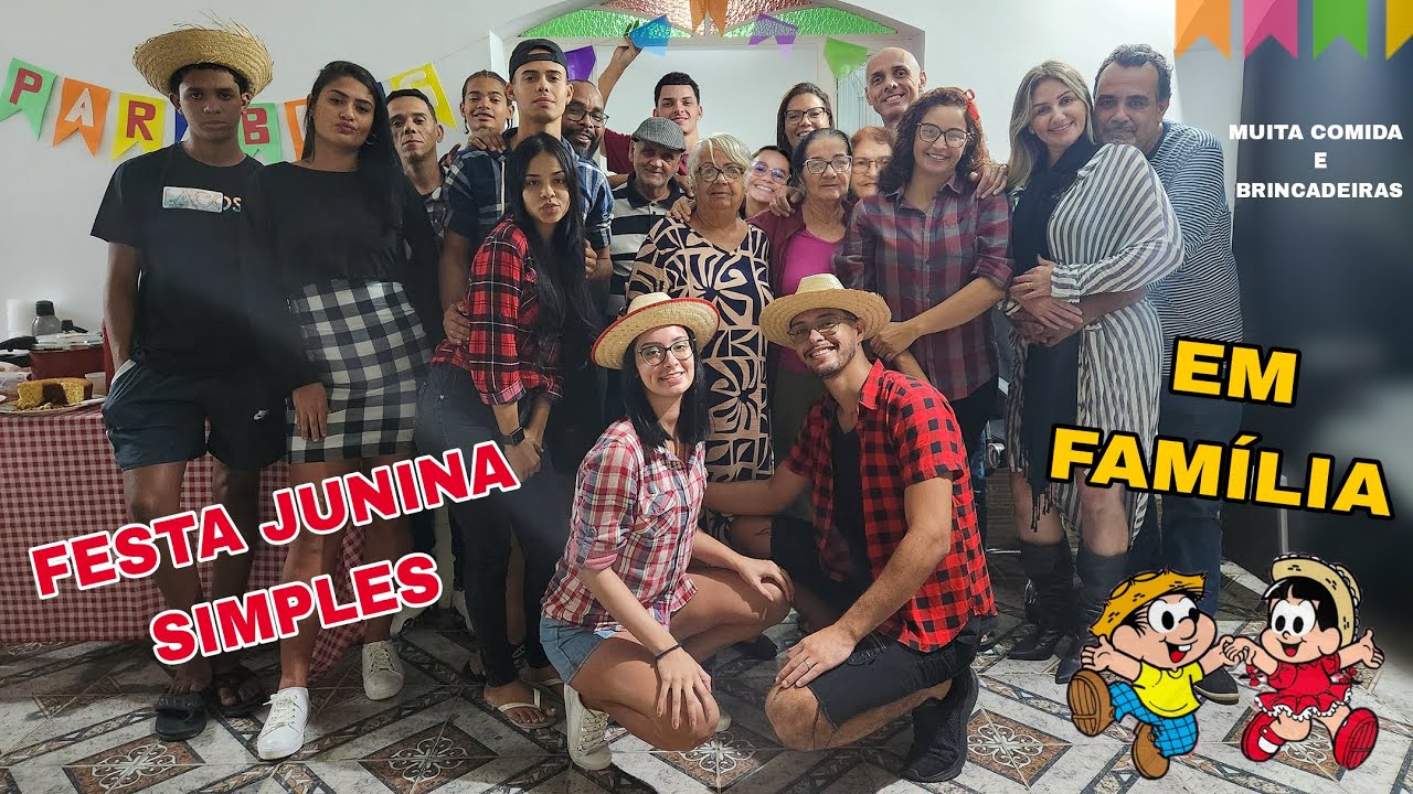 🎉FESTA JUNINA SIMPLES Em CASA | ANIVERSÁRIO JUNINO Do Meu Marido