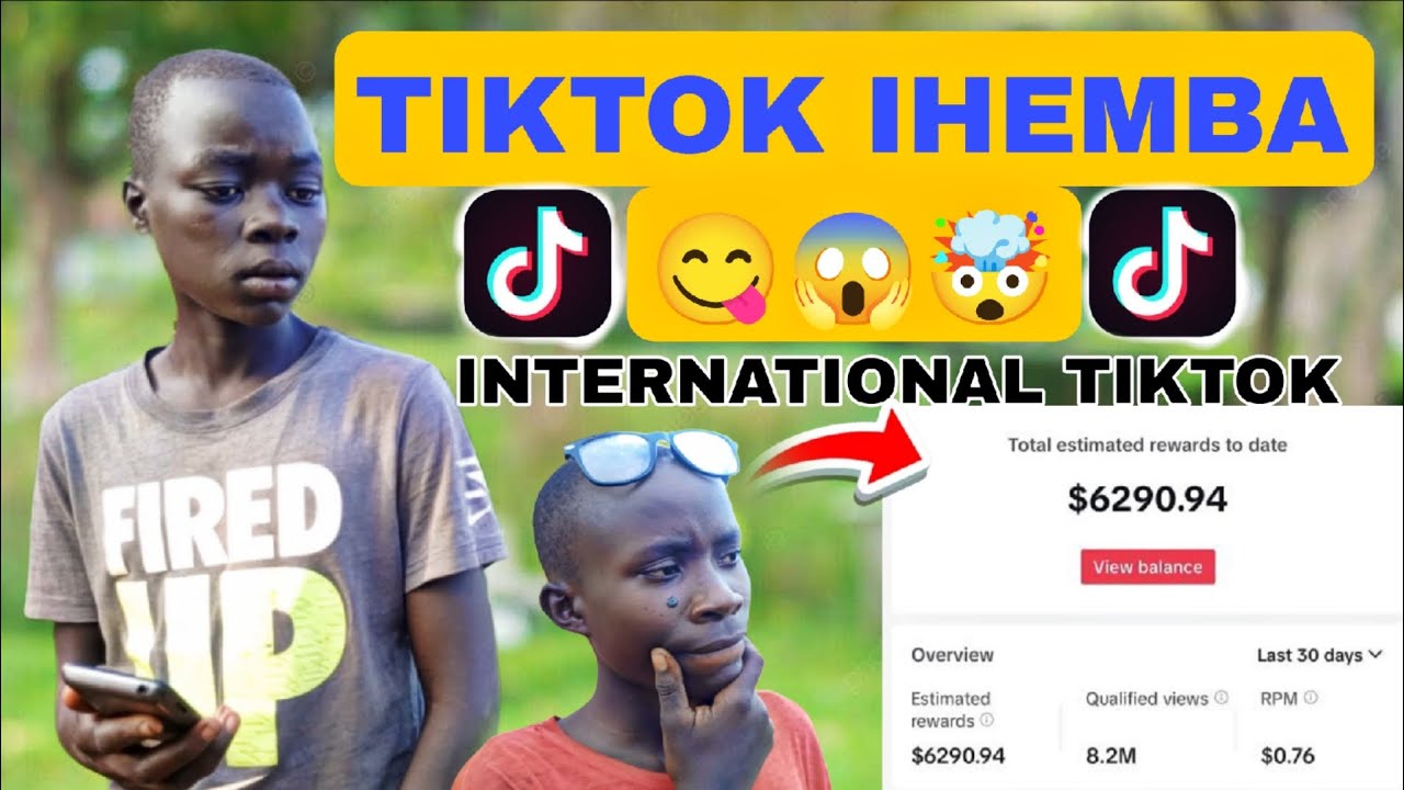TWIRI COMEDY: TIKTOK IHEMBA 😋🤣 uko bafungura TikTok international 😱🤯