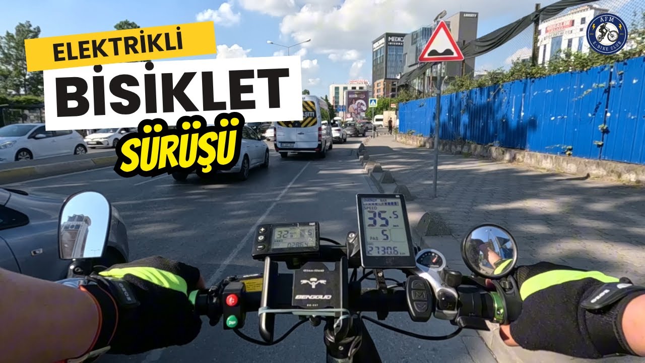 Elektrikli Bisiklet Sürüş Keyfi / 1250 Watt Motor Gücünde #rksrd5 #elektriklibisiklet