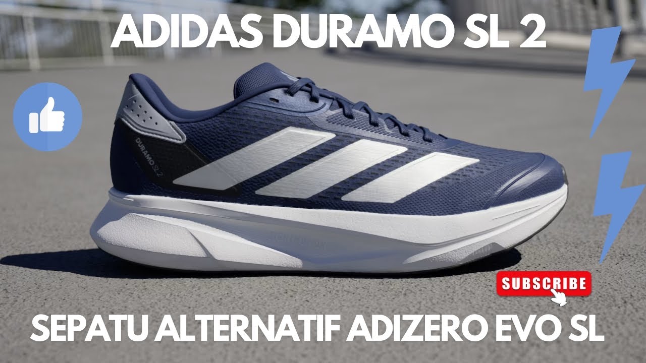 ADIDAS DURAMO SL 2 Review Indonesia 🎖️🎖️ Sepatu Alternatif Adizero EVO SL & Tips Cek Keaslian Produk