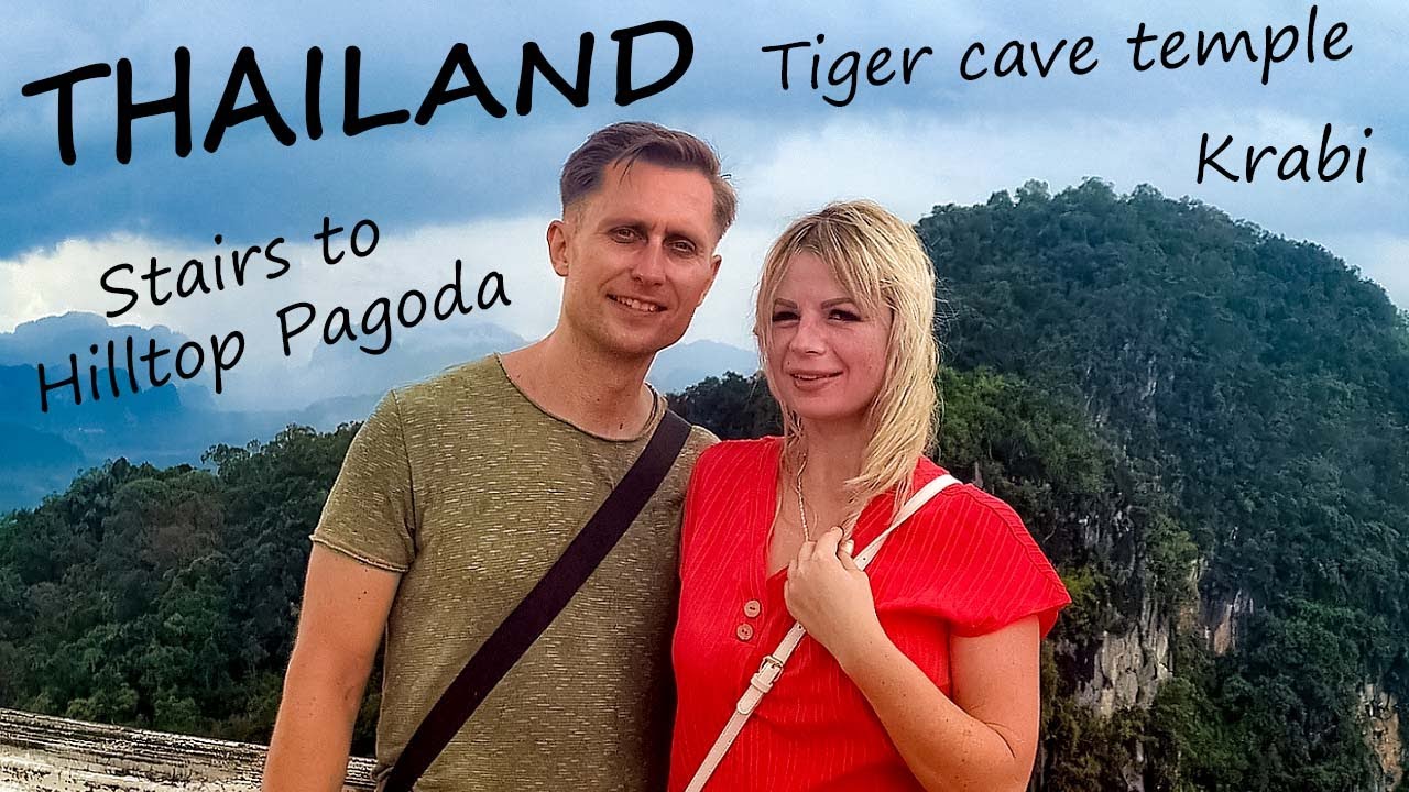 Krabi, Tiger Cave Temple, stairs to Hilltop Pagoda Kelione po Tailanda su Dariumi ir Milana 2 dalis