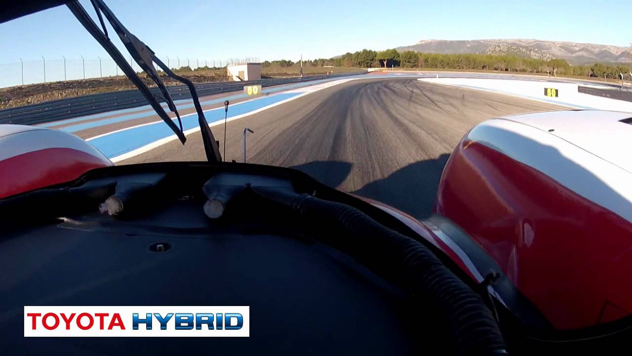 Toyota TS030 testing at Paul Ricard (hybrid race car)
