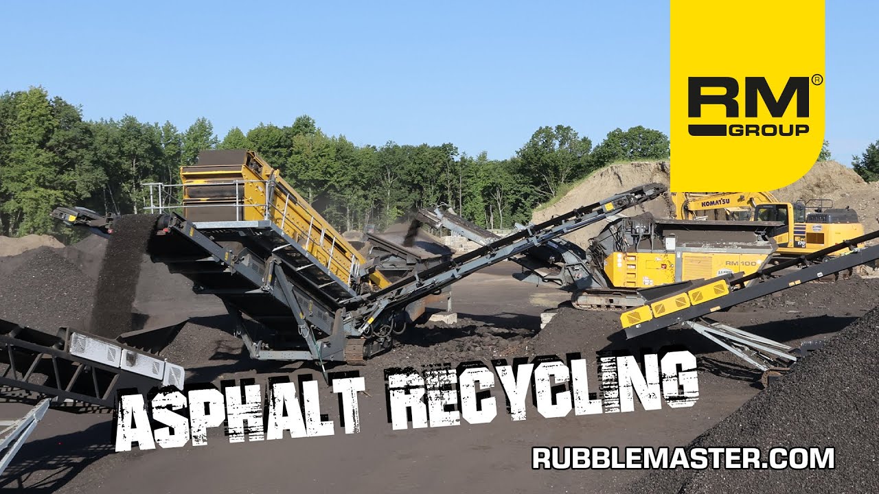 How to successfully run an insane 400 t/h ASPHALT RECYCLING application!