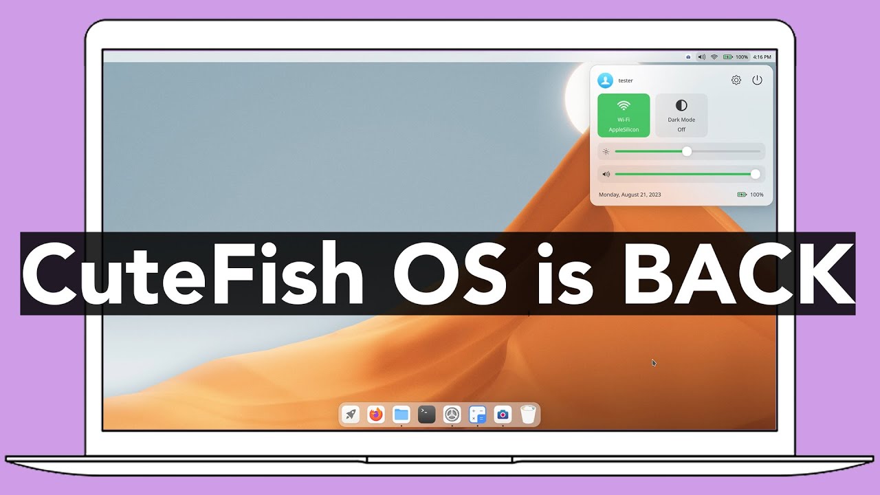 НОВАЯ ОС CuteFish уже здесь 😍