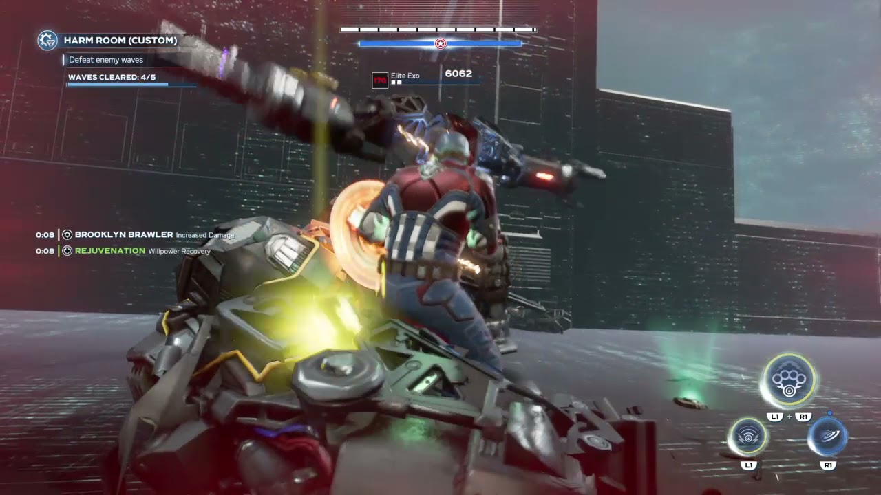 Captain Takedown vs Exos & Adapoids lvl170! Custom HARM room  size 5