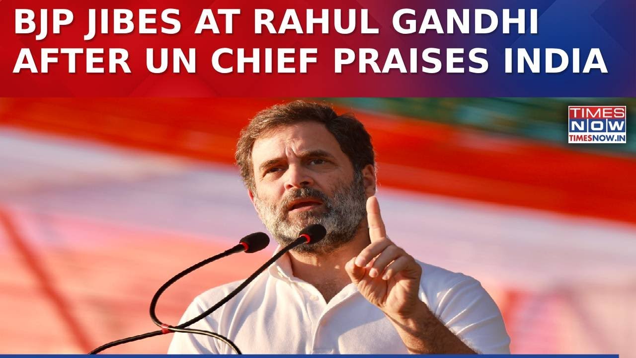 After UN Chief Praises India, BJP Takes Aim At Congress, Says Rahul Gandhi Fact-Checked