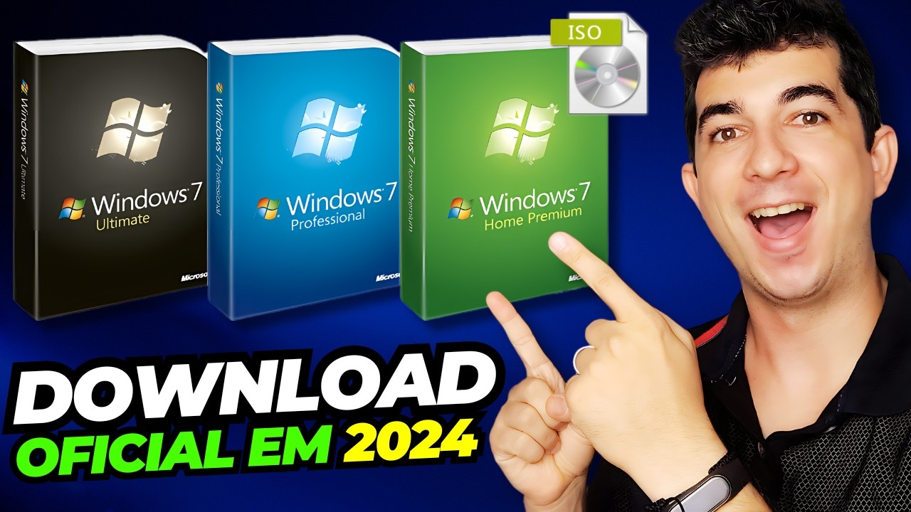😱Como BAIXAR o Windows 7 ORIGINAL [Todas as Versões] 2024