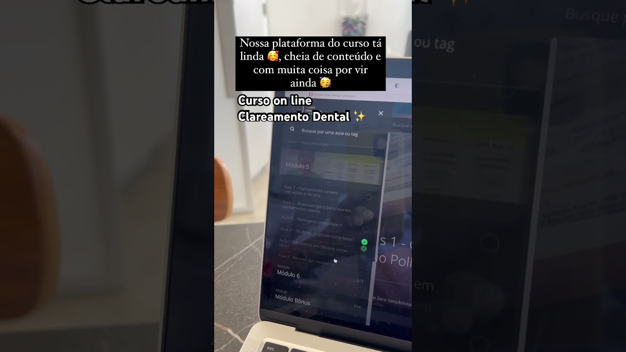Curso on line clareamento dental #dentistas dentistas #dentista #odontologia #clareamentodental