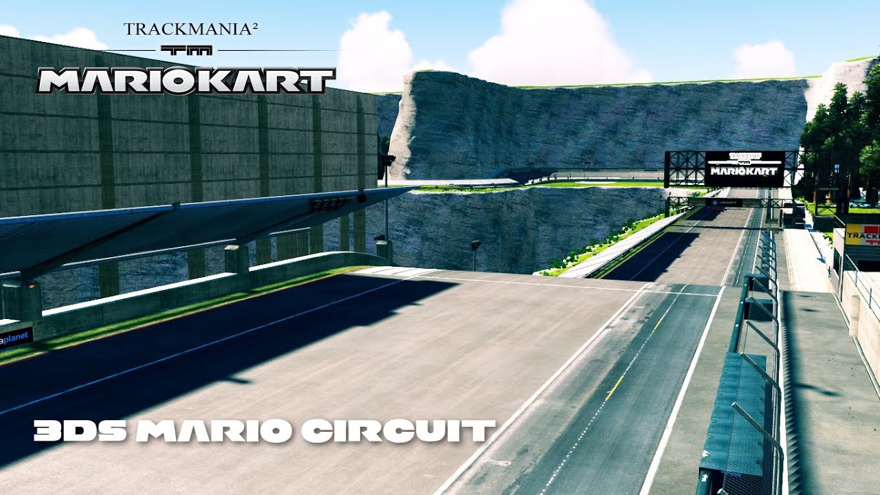Mario Kart TrackMania- 3DS Mario Circuit