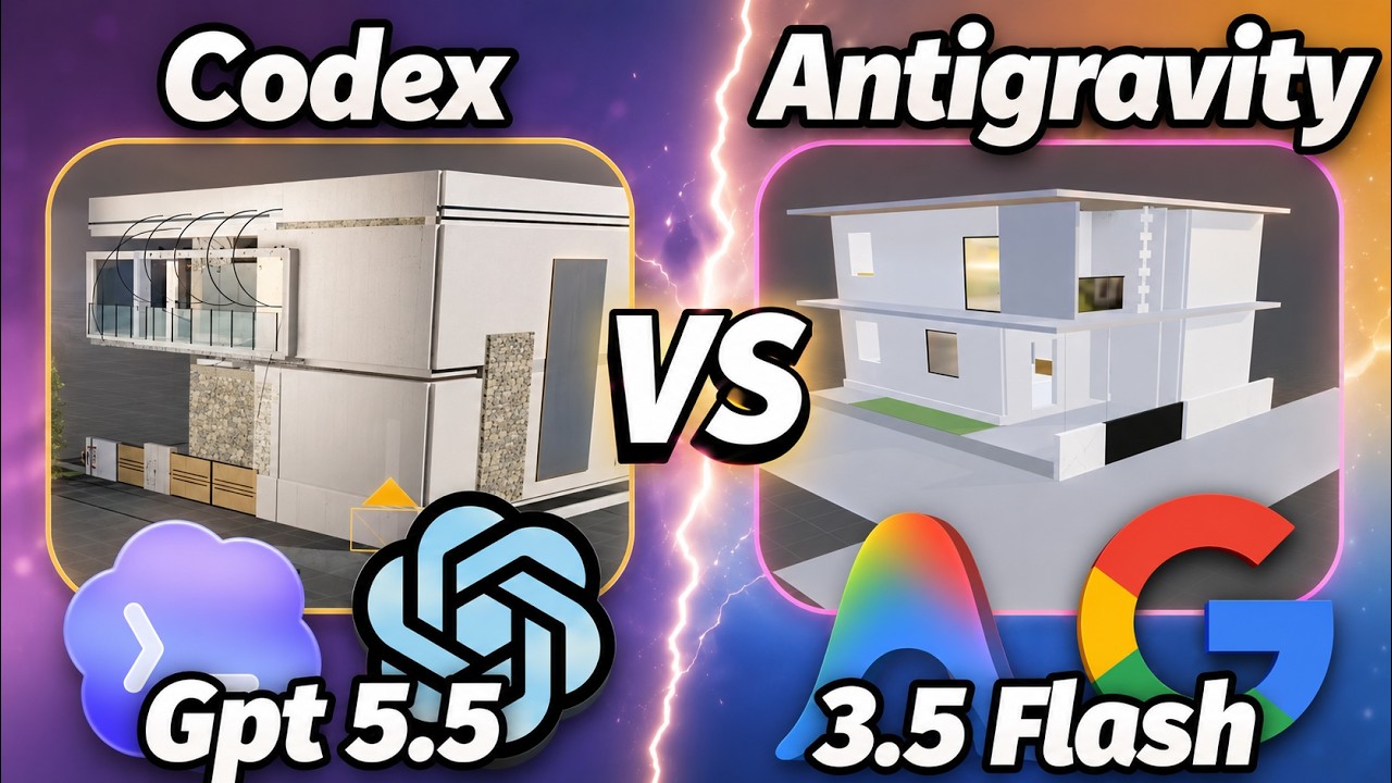 Antigravity Gemini 3.5 Flash против Codex Gpt 5.5 | Кто победит?