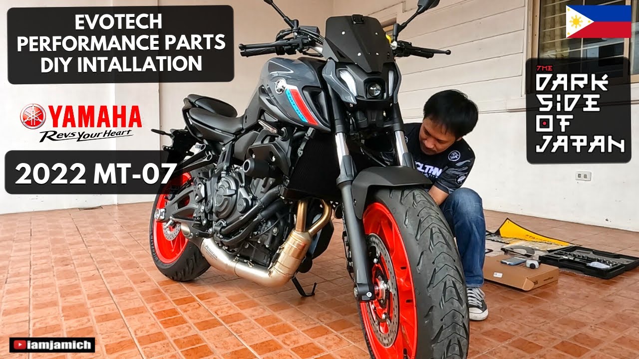 2021 MT-07 | Evotech Frame Sliders | Rad Guard & Windscreen Installation