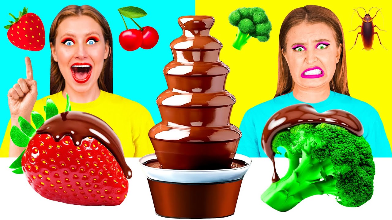 Desafío De Fuente De Chocolate | Guerras de Bromas por DuKoDu Challenge