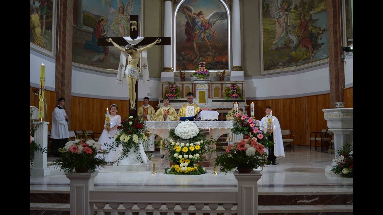 Prima Sfanta Impartasanie - Parohia „Sf. Mihail Arhanghelul”, Sabaoani (11.06.2017)