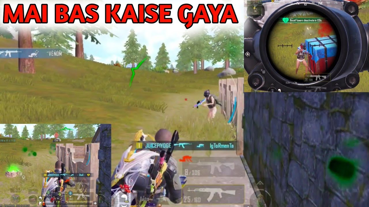 MAI KAISE BAS GAYA 1 V 3 IN KHATARNAK SITUATION BGMI GAMEPLAY | MORENT GAMING 