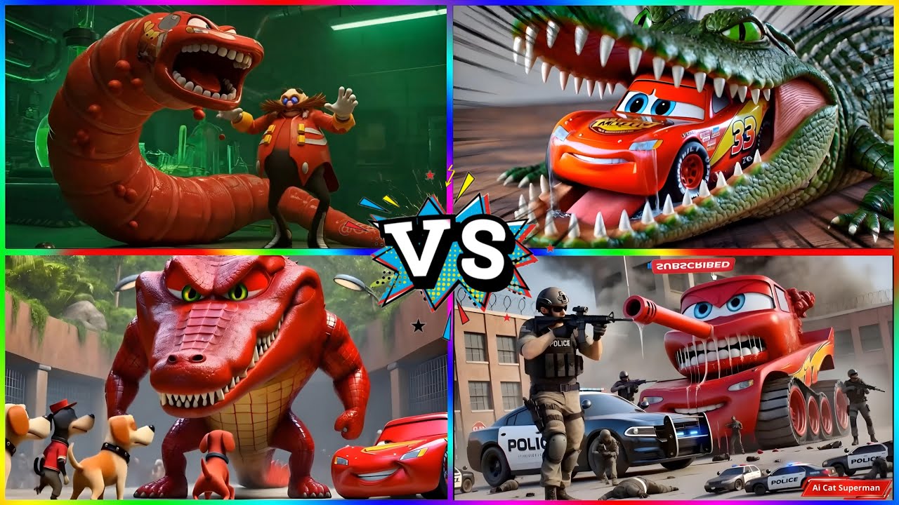 McQueen vs Monsters – Epic Battle✨🎵 CoffinDance Song