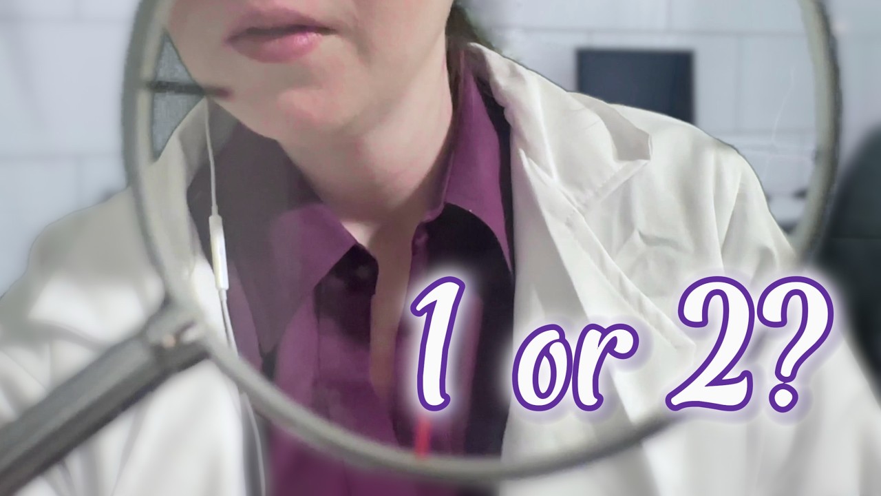 Soft-Spoken ASMR Eye Exam 👁️ Personal Attention, Light Triggers & &ldquo;1 or 2?&rdquo; Refraction Test