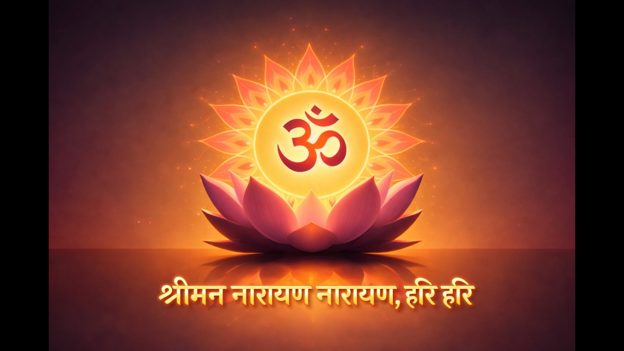 Shriman Narayan Narayan Hari Hari | Powerful Vishnu Mantra for Peace|श्रीमन नारायण नारायण, हरि हरि