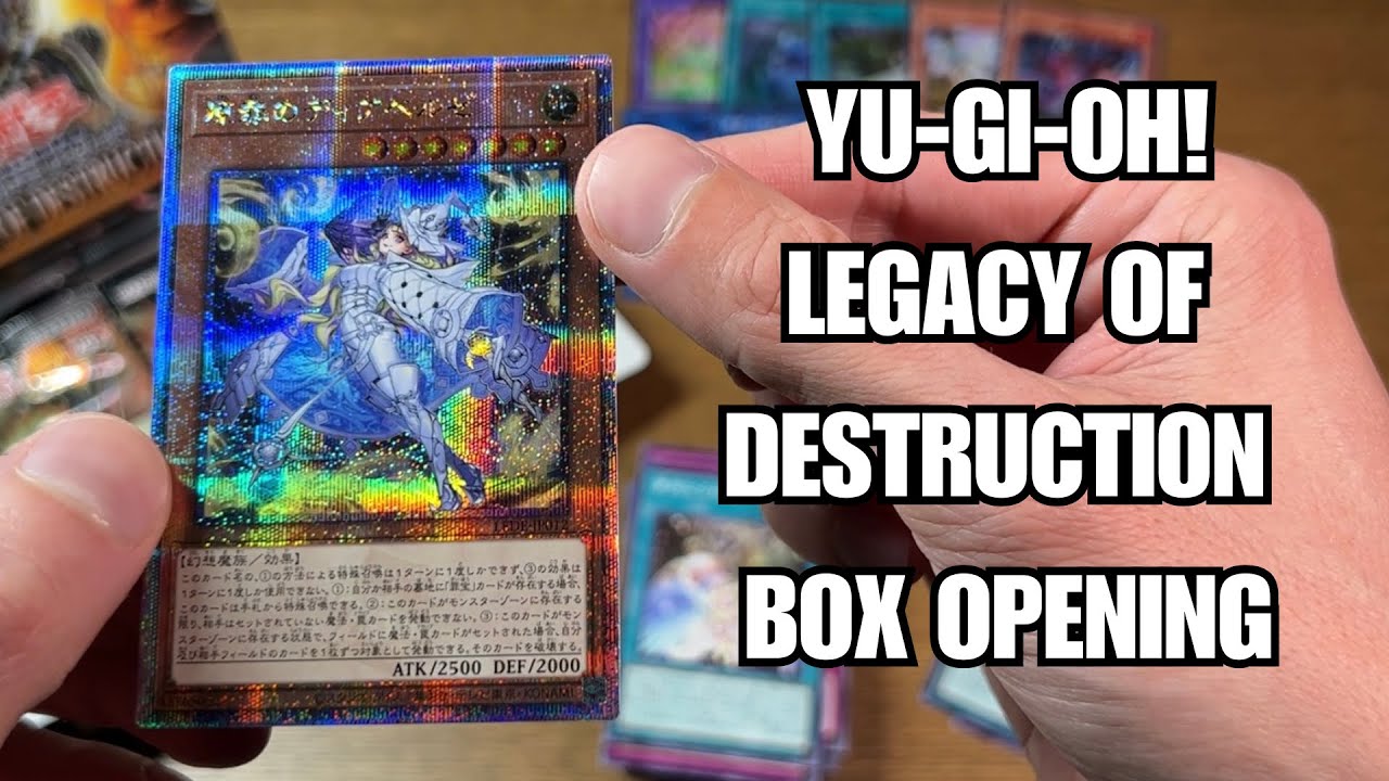 Yu-Gi-Oh! Newest Legacy of Destruction Booster Box Opening! Quarter Century Secret Rare!!!