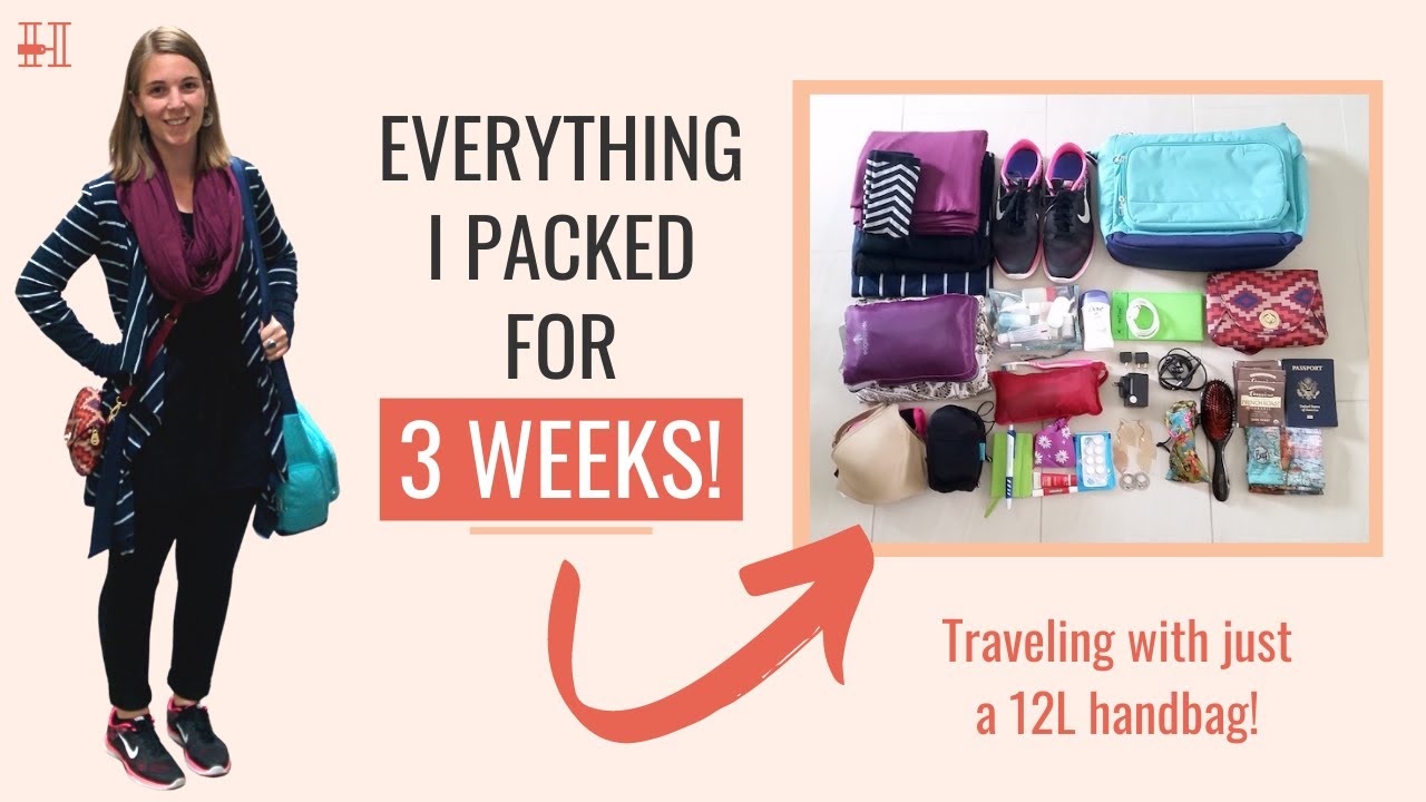 Ultralight Packing: How I Packed for 3 Weeks of Travel in a 12L Bag