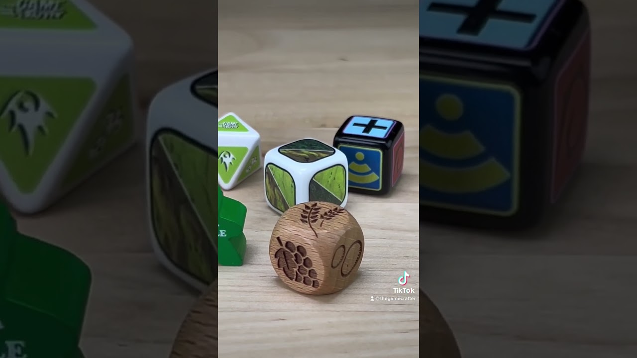 Custom Dice at The Game Crafter - D4, D6, D8