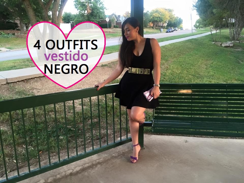 COMO COMBINAR UN VESTIDO NEGRO/ Karlithabeauty