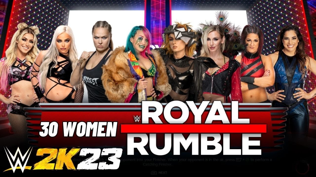 WWE 2K23 | 30 Women's Royal Rumble Match