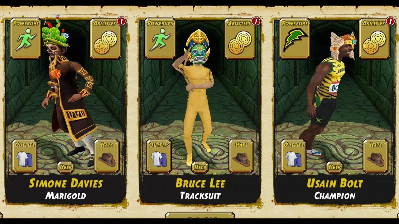 Temple Run 2 Fullscreen Gameplay - Bruce Lee Tracksuit Sky Summit