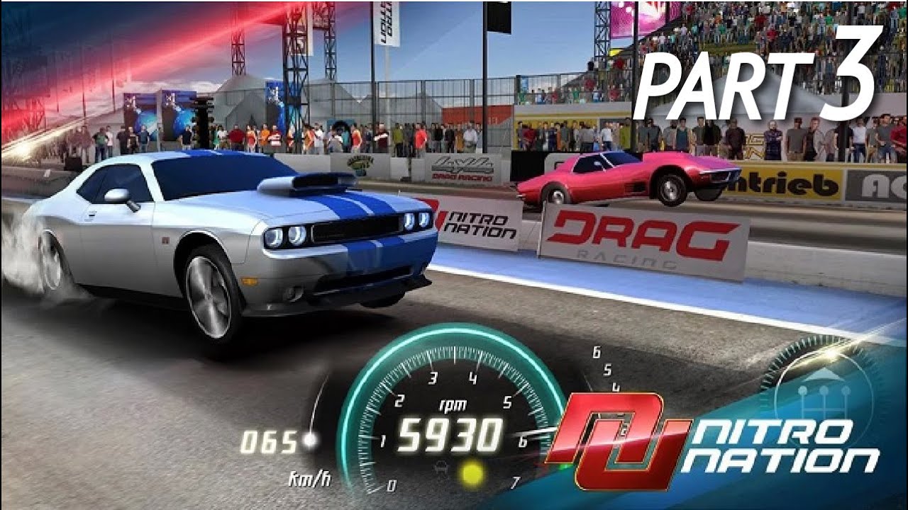 Nitro Nation Online - Subaru Impreza DRAG Vs Infiniti G37, BMW 135i (iOS iPhone Gameplay Video)